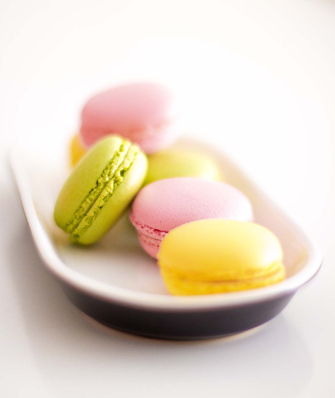 Plate Full of Macarons