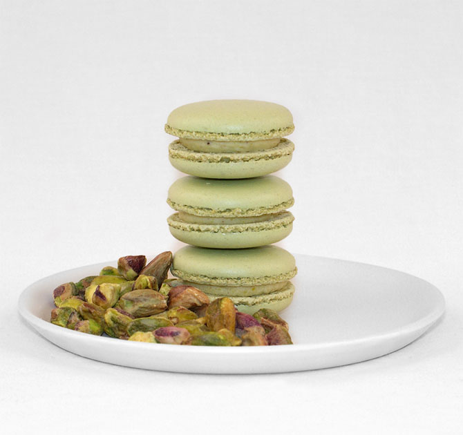 Pistachio Macarons